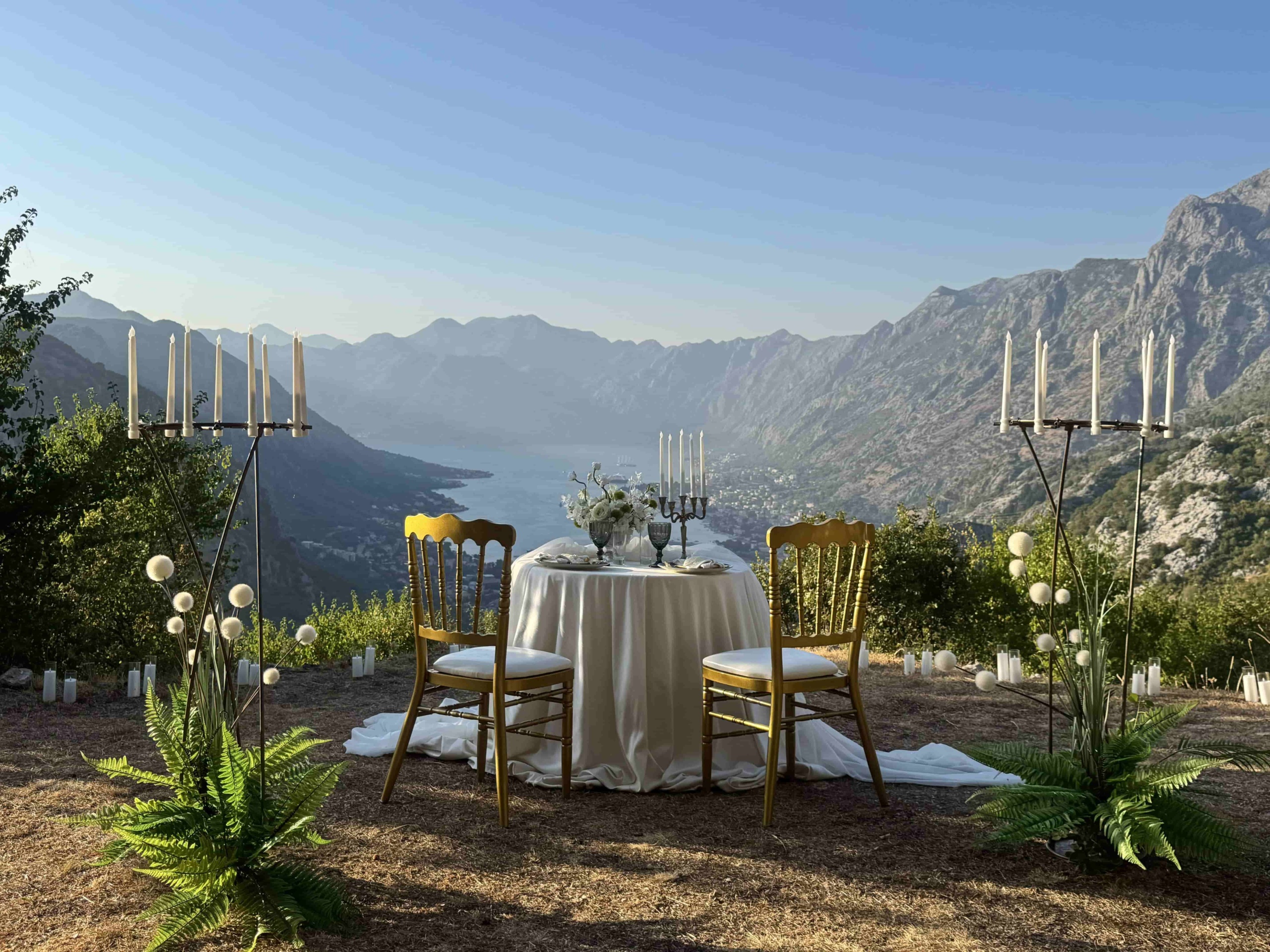 romantic evening in Montenegro