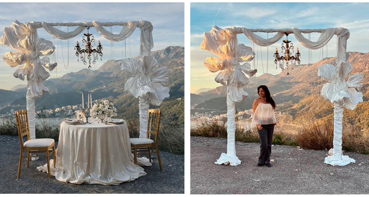 romantic evening in Montenegro