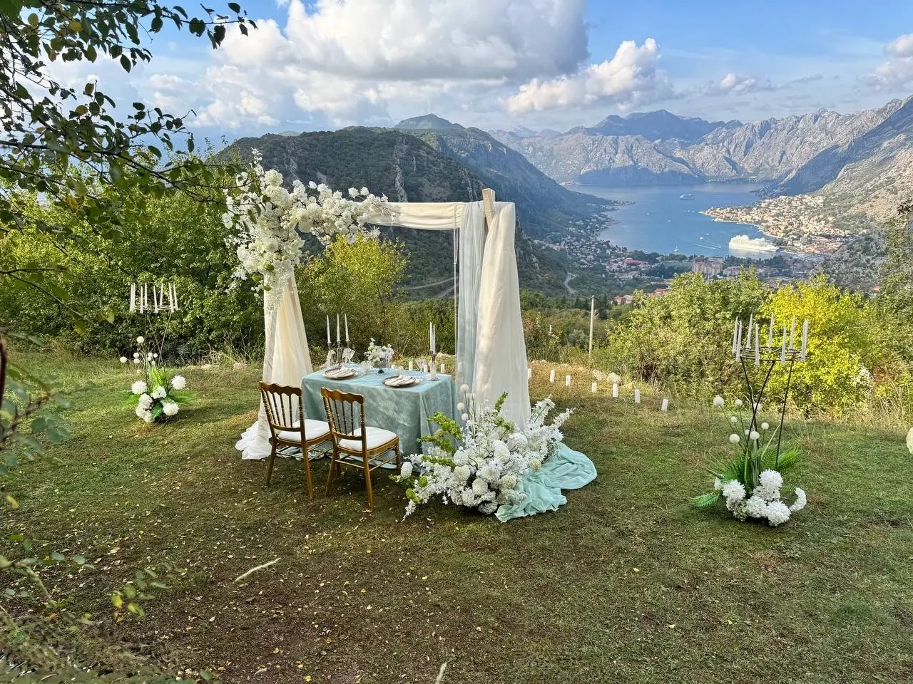 romantic evening in Montenegro