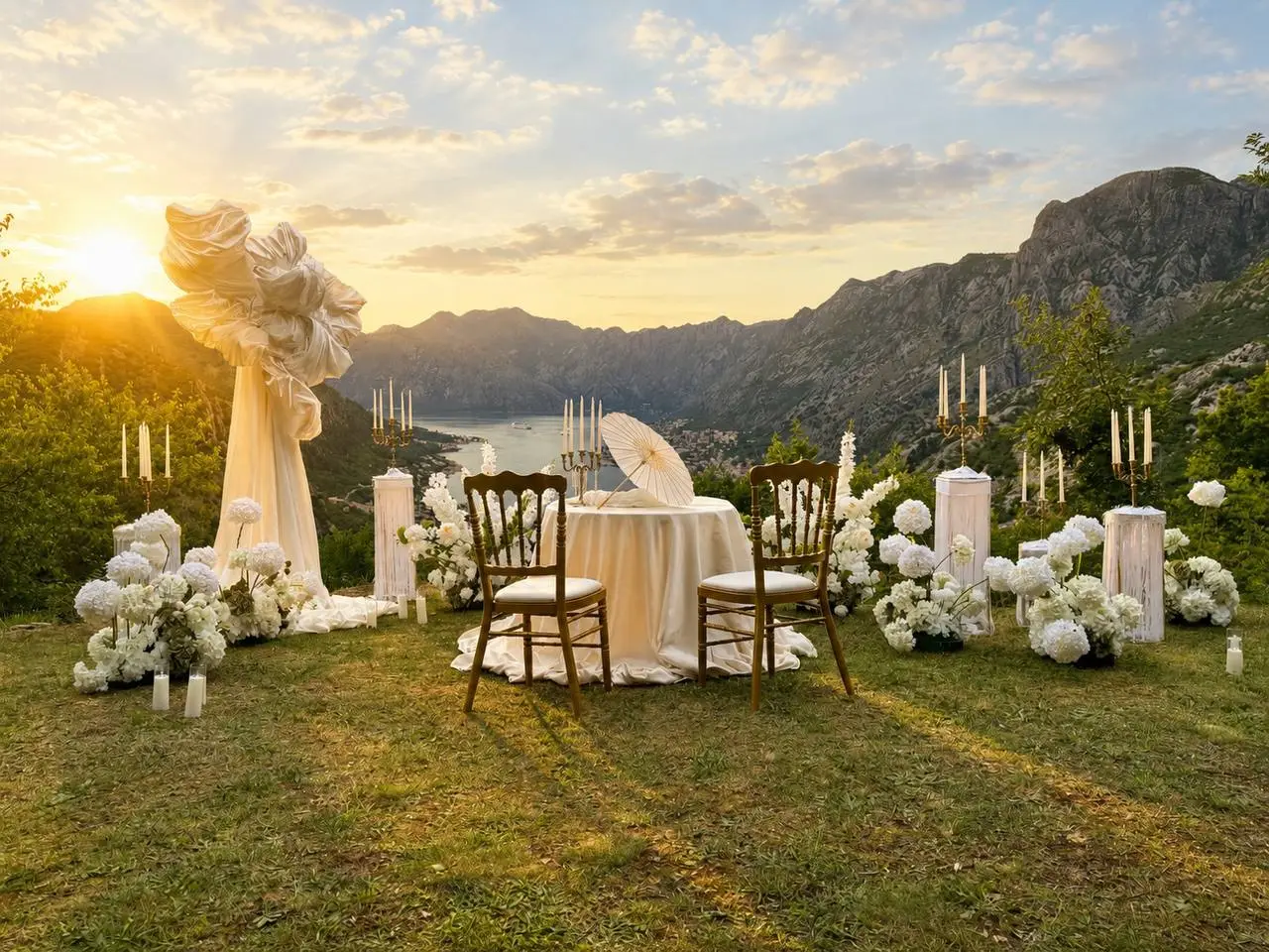 romantic dinner